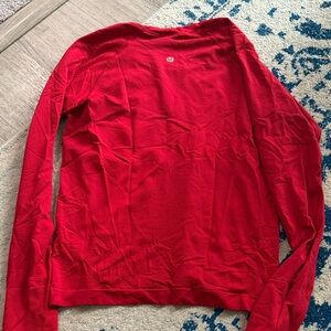 lululemon athletica Red Muscle Tee